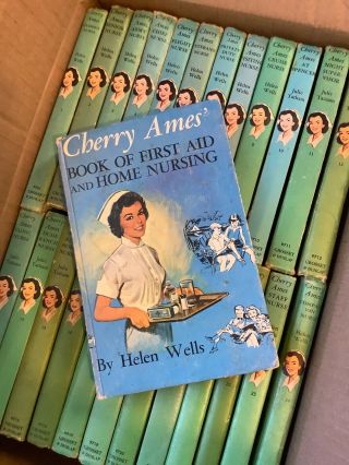 Vintage 1959 Hc Cherry Ames Book Of First Aid And Home Nursing Helen Wells Rare