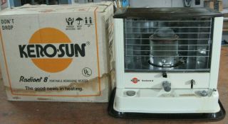 Older Rare Kero - Sun Radiant 8 Smaller Kerosene Heater