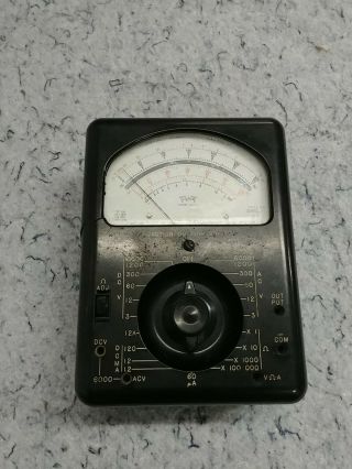 Vintage Triplett 630 - A Volt Ohm Meter Ac / Dc Appears Operational