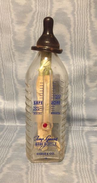 Vintage / Antique Temp - Guard Glass Baby Bottle