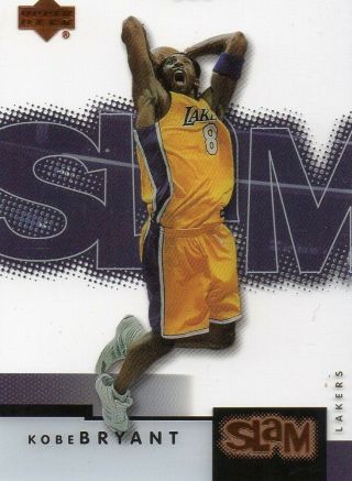 Kobe Bryant Upper Deck Slam Acetate Clear See Through Rare Lakers Mamba 2000 - 01