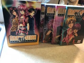 Rare Oop Gravitation Complete Anime Series Collector Box Le Backsrage Pass Tags