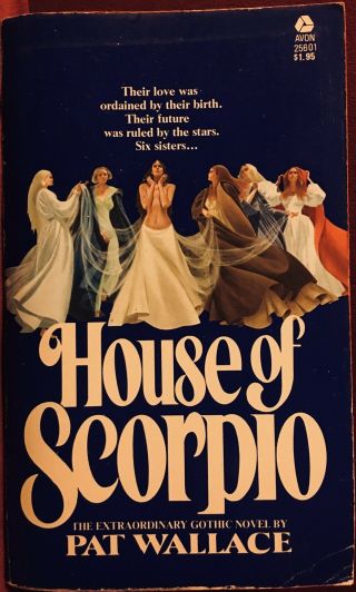 House Of Scorpio Gothic Novel Paperback Pat Wallace Avon 1975 Centerfold Rare