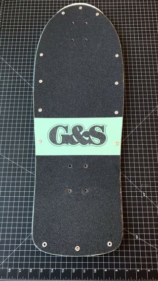 Very Rare G & S Gordon And Smith Chris Miller Skateboard 1980s Solid Vintage