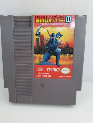 Ninja Gaiden 3 Iii The Ancient Ship Of Doom Nes Nintendo Rare