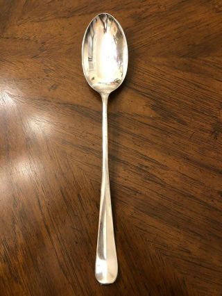 Vintage Leonard Silver - Plated 13 " Serving Spoon,  Made In Italy