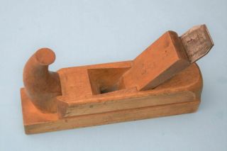 Antique Wooden Jack Plane By Henry Boker Germany