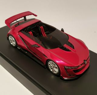 Rare Herpa Vw Golf Gti Roadster Red Ltd Edition Concept Car 2014 1/43