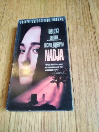 Nadja (vhs,  1997) Rare Horror Gem Underseen David Lynch Produced