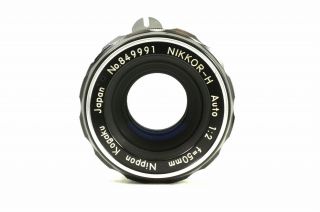 [RARE Near Mint] Nikon Nikkor - H Auto 50mm F/2 Non - Ai MF Lens from JAPAN 2
