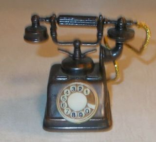 Vintage Collectible Metal Miniature Die Cast Telephone Durham Industries 1970s