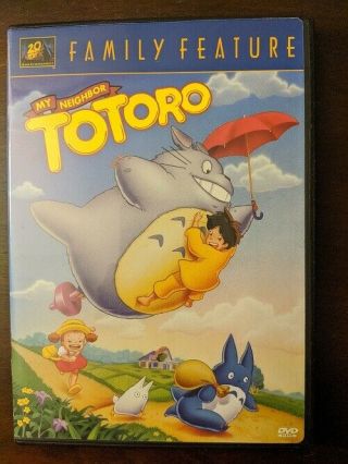 My Neighbor Totoro Dvd Rare Miyazaki 2002 Family Feature,  Chapter Insert Oop