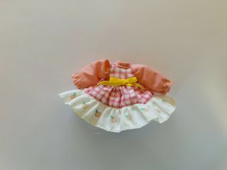Vintage Strawberry Shortcake Peach Blush Party Pleaser Doll Dress Replacement