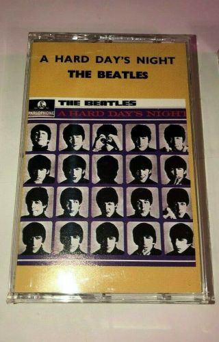 The Beatles: " A Hard Days Night " Usa Parlophone Xdr Capitol Cassette Tape Rare