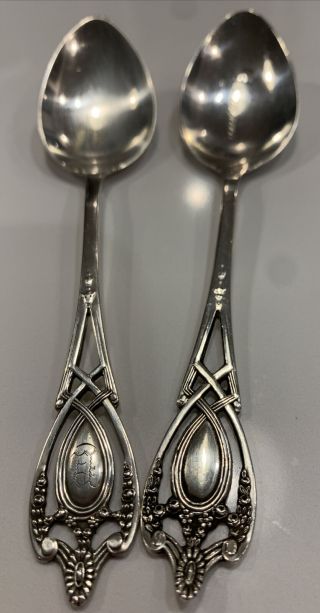 Lunt Silversmiths,  Monticello,  Sterling Silver 5 O’clock/pm Spoons