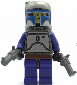 Lego Jango Fett Minifigure Star Wars Slave One 7153 Rare Bounty Hunter