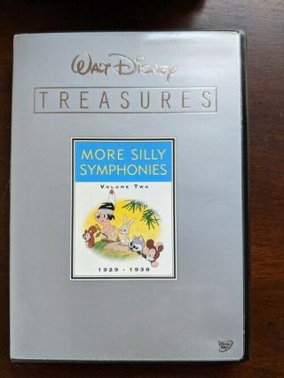More Silly Symphonies Vol 2 Two Dvd Rare Disney Treasures 1929 - 1938 - Missing Tin