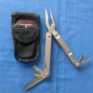 Rare Retired Leatherman Sideclip Multi Tool Knife With Sheith,  Portland Oregon