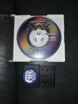 Action Replay Max For Gamecube - Disc And Memory Card -,  Rare