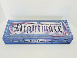 Rare Vintage 1991 Nightmare The Video Board Game By Chieftain Games Vhs