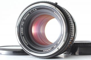 [ Near Rare O ] Canon Fd 50mm F/1.  4 Mf Standard Prime Lens From Japan