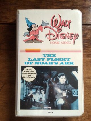 Rare Walt Disney Home Video The Last Flight Of Noahs Ark