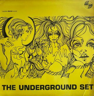 Rare Psych Jazz Rock Library Lp The Underground Set Og Italy Radio Records