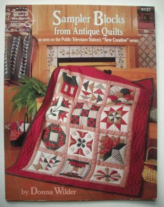 Sampler Blocks From Antique Quilts Pattern Book Quilting