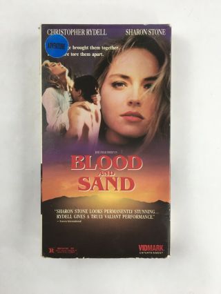 Blood And Sand Vhs Sharon Stone Erotic Thriller Rare Htf 1989 1980s