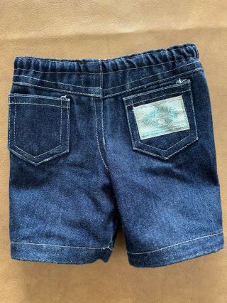 Vintage 1983 Cabbage Patch Kids Denim Blue Jeans Pants Fits 16 " Doll Pants Only