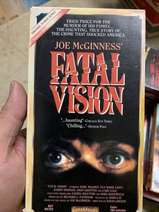 Fatal Vision Vhs Starmaker Nbc Tv Mini Series Based On Novel 1984 Rare Oop