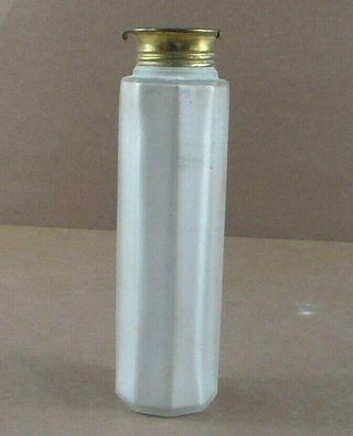 Vintage Antique Talc Talcum Dusting Powder Glass Bottle Jar Shaker