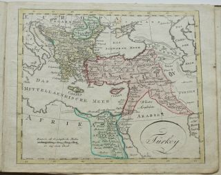 Turkey 1812 Rare TÜrkİye Cyprus Greece ΕΛΛΑΔΑ Map Johann Walch