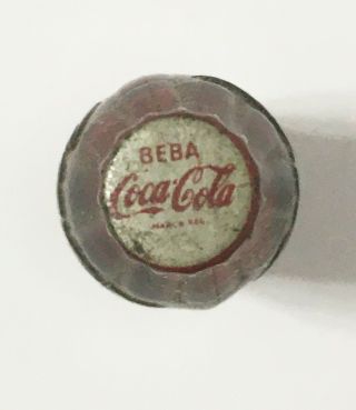 RARE BEBA Coca Cola Miniature wood case 24 2.  5 