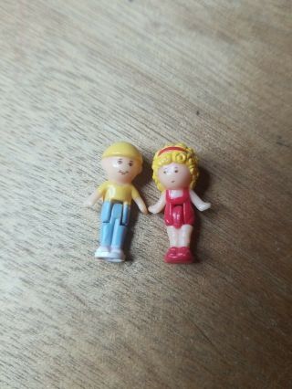 Vintage Polly Pocket Replacement Figures Beach Boy & Girl