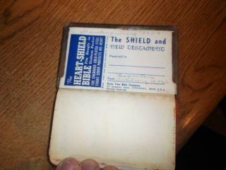 RARE vintage Heart Shield pocket bible Testament 1954 2