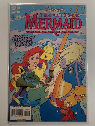 Disney’s The Little Mermaid 9 Vf 8.  0 Marvel 1995 Very Rare Hard To Find