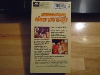RARE OOP Which Way is Up? VHS film ' 77 RICHARD PRYOR the color purple Shug Avery 2