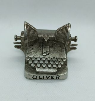 Rare Antique Oliver No.  9 Bat Wing Typewriter Salesman 