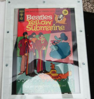 Beatles Rare 1968 Yellow Submarine Comic Book By Gold Key In Deluxe Holder