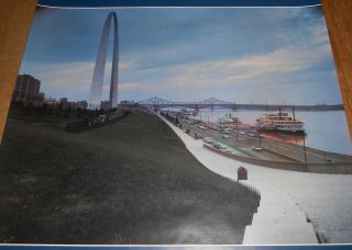 1980 Vintage Poster St.  Louis & The Arch Photographs by Joel Meyerowitz Photo [A 3