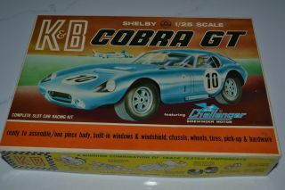 Rare K&b Cobra Gt 1/24 Slot Car For Revell & Cox Races