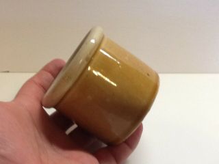 Small Antique Stoneware Butter Crock/ Pot.