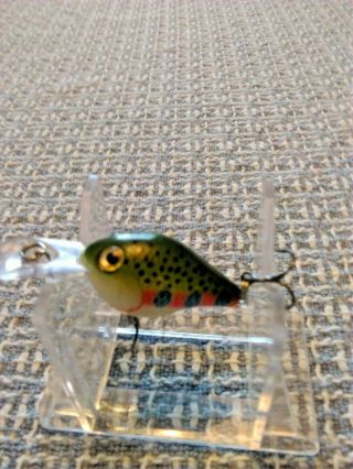 Old Lure Vintage Rapala Ul Crank 3 Lure In Rainbow Trout Color Pattern.