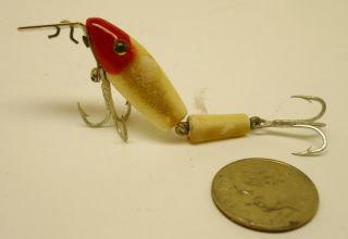 Vintage Fishing Lure,  Tiny Fly Rod Size,  Jointed L&S Mirrolure 2