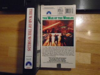 RARE OOP War of the Worlds VHS film 1953 sci fi HG WELLS Gene Barry Ann Robinson 2