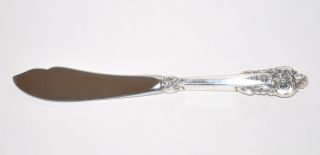 Wallace Sterling Silver Grande Baroque Butter/cheese Knife Spreader