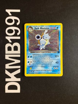 Dark Blastoise Holo Rare 3/82 Pokemon Card Team Rocket Nm Wotc Psa?
