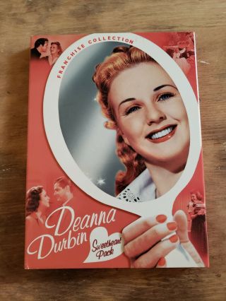 Deanna Durbin Sweetheart Pack (dvd,  2004,  2 - Disc Set) Euc Rare