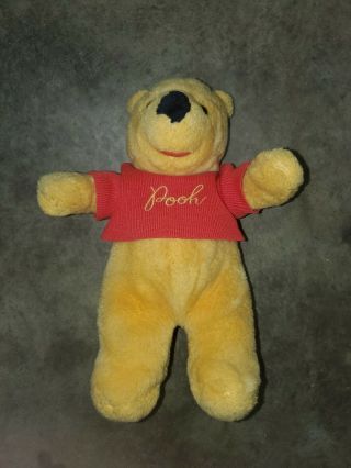 Gund Sears Disney Vintage Winnie The Pooh Bear 10 " Plush Stuffed Animal Toy